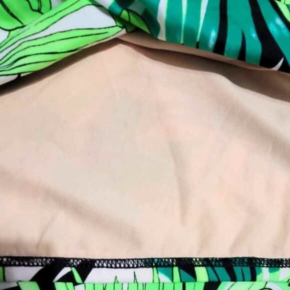 Swimsuits for All S4A Swim Sexy Floral Palm Tropical Halter Tankini Plus 18 NEW - Picture 11 of 12